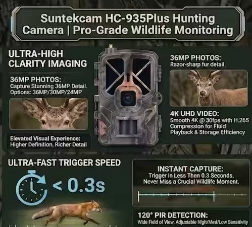 Hunting And Outdoor Shows - Outdoor 4G Built-in SIM Card 30MP