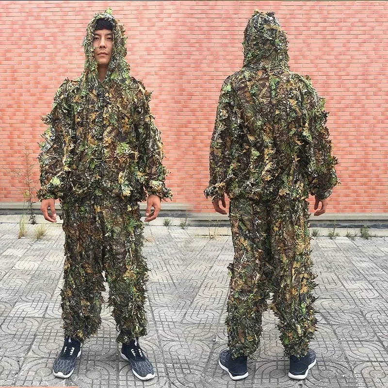 Hunting Outdoor Jacket - Men Women Kids Outdoor Ghillie Suit