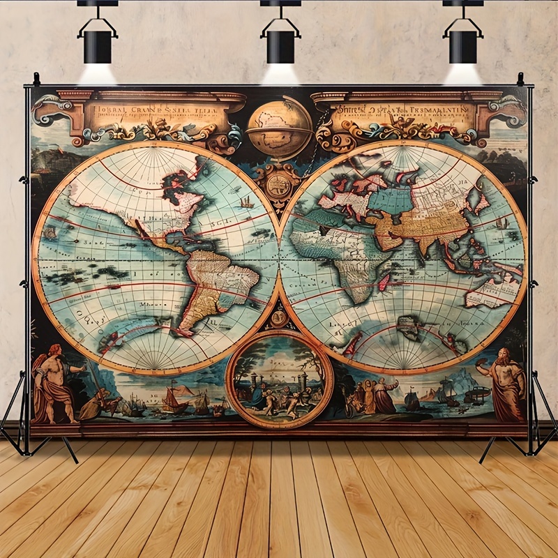 1 vintage nautical adventure b - مراجعة Hunting Outdoor Background وسعره