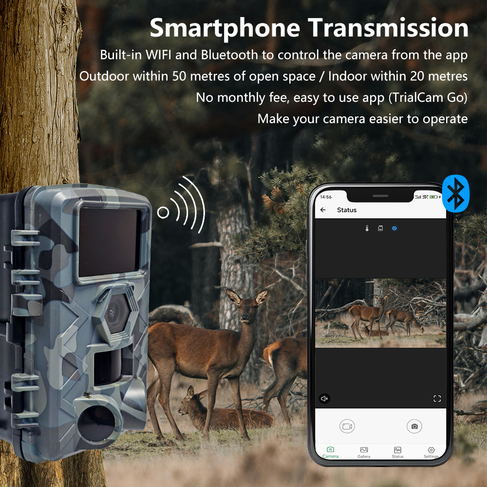 WiFi Trail Camera, 60MP Wildli - مراجعة Outdoor Hunting Video Camera وسعره