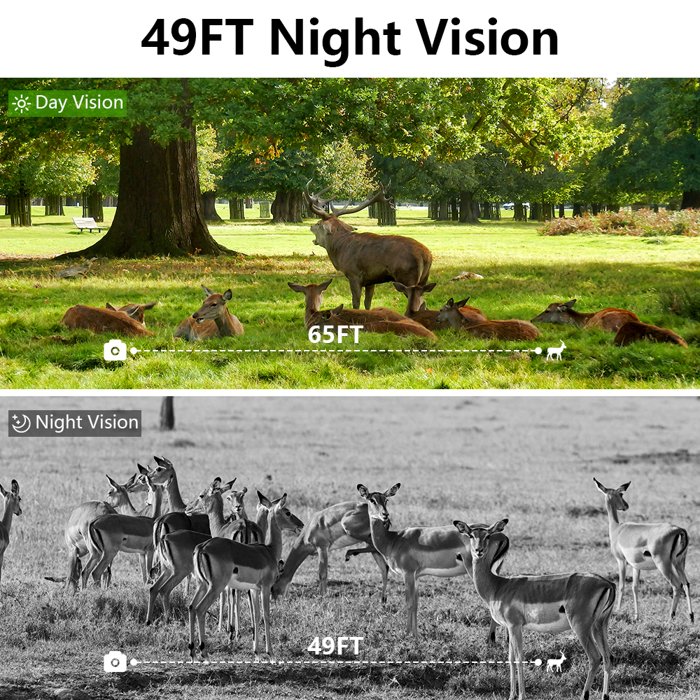 WiFi Trail Camera, 60MP Wildli - مراجعة Outdoor Hunting Video Camera وسعره