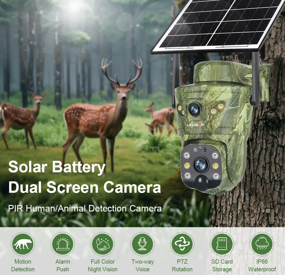 LS VISION 8MP 4G Solar Hunting - مراجعة Outdoor Hunting Video Camera وسعره