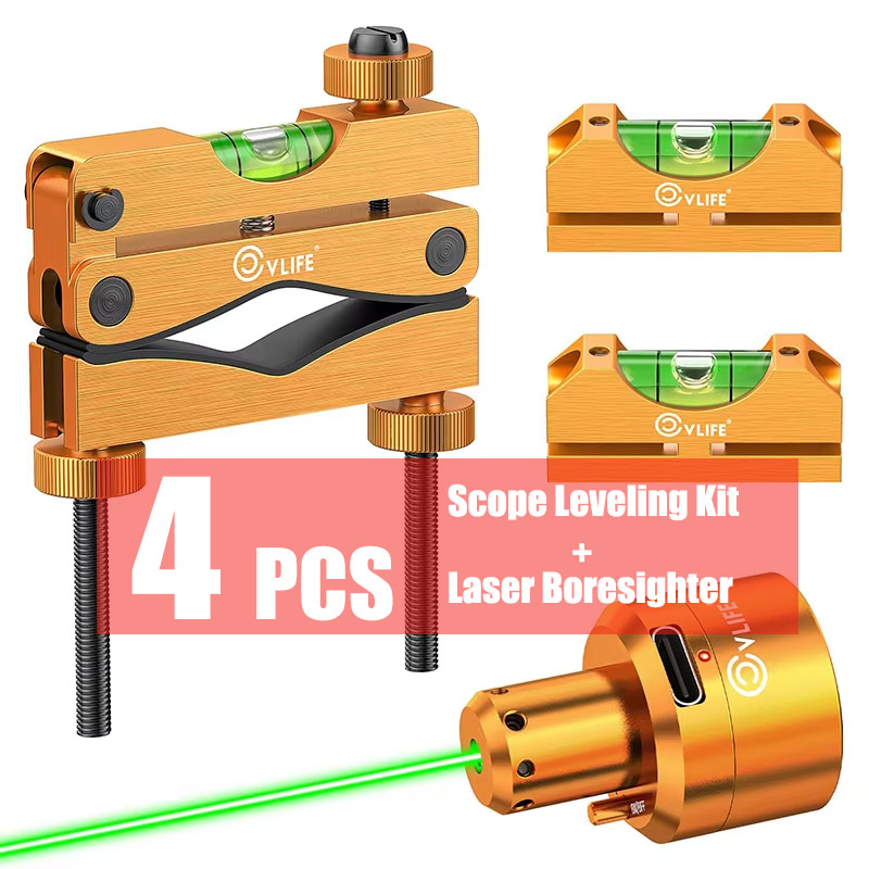 Scope Leveling Kit with Green/ - مراجعة Laser Boresighter Kit وسعره