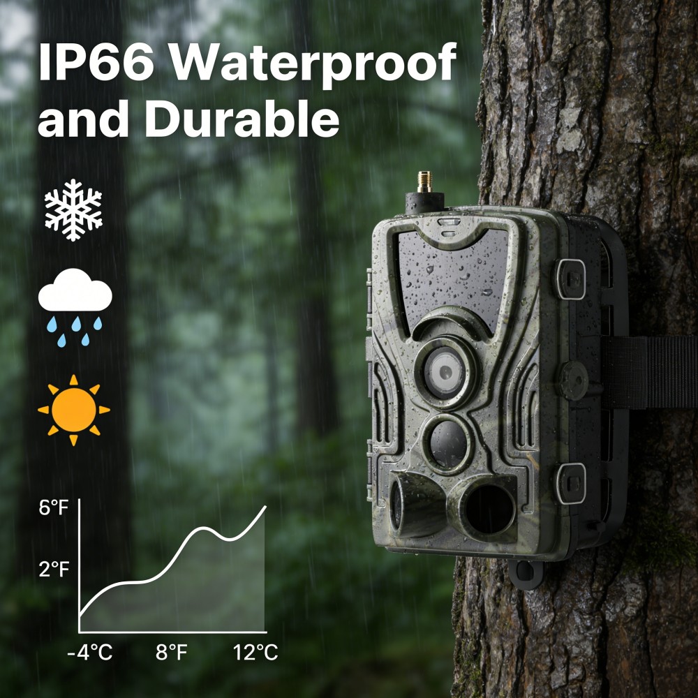 4G 4K 120MP Live Video 5000mAh - مراجعة Outdoor Hunting Video Camera وسعره