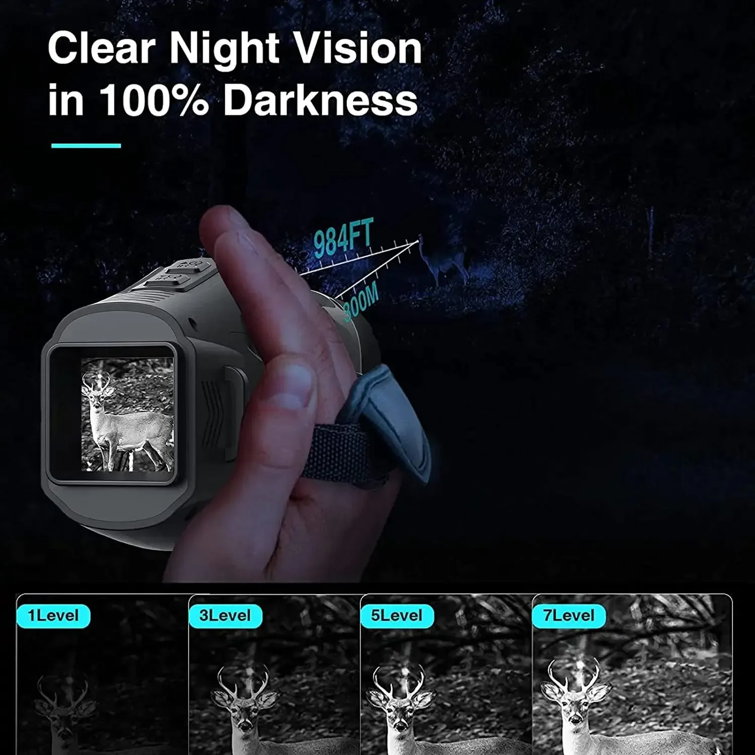 R11 1080P Monocular Infrared N - مراجعة Outdoor Hunting Digital Night Vision وسعره