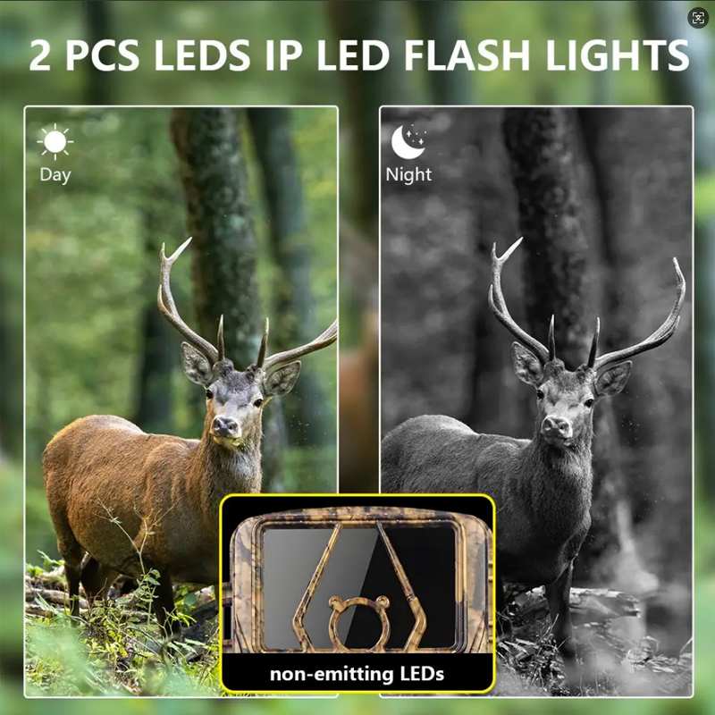 8K 60MP WiFi Trail Camera Wate - مراجعة Outdoor Hunting Video Camera وسعره