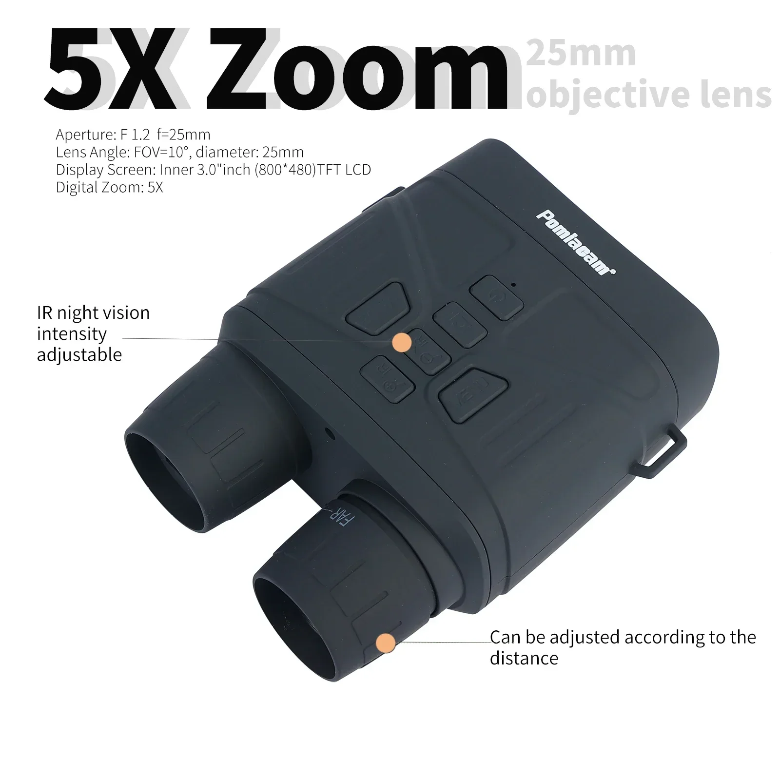 12 Megapixel Infrared Binocula - مراجعة Outdoor Hunting Digital Night Vision وسعره