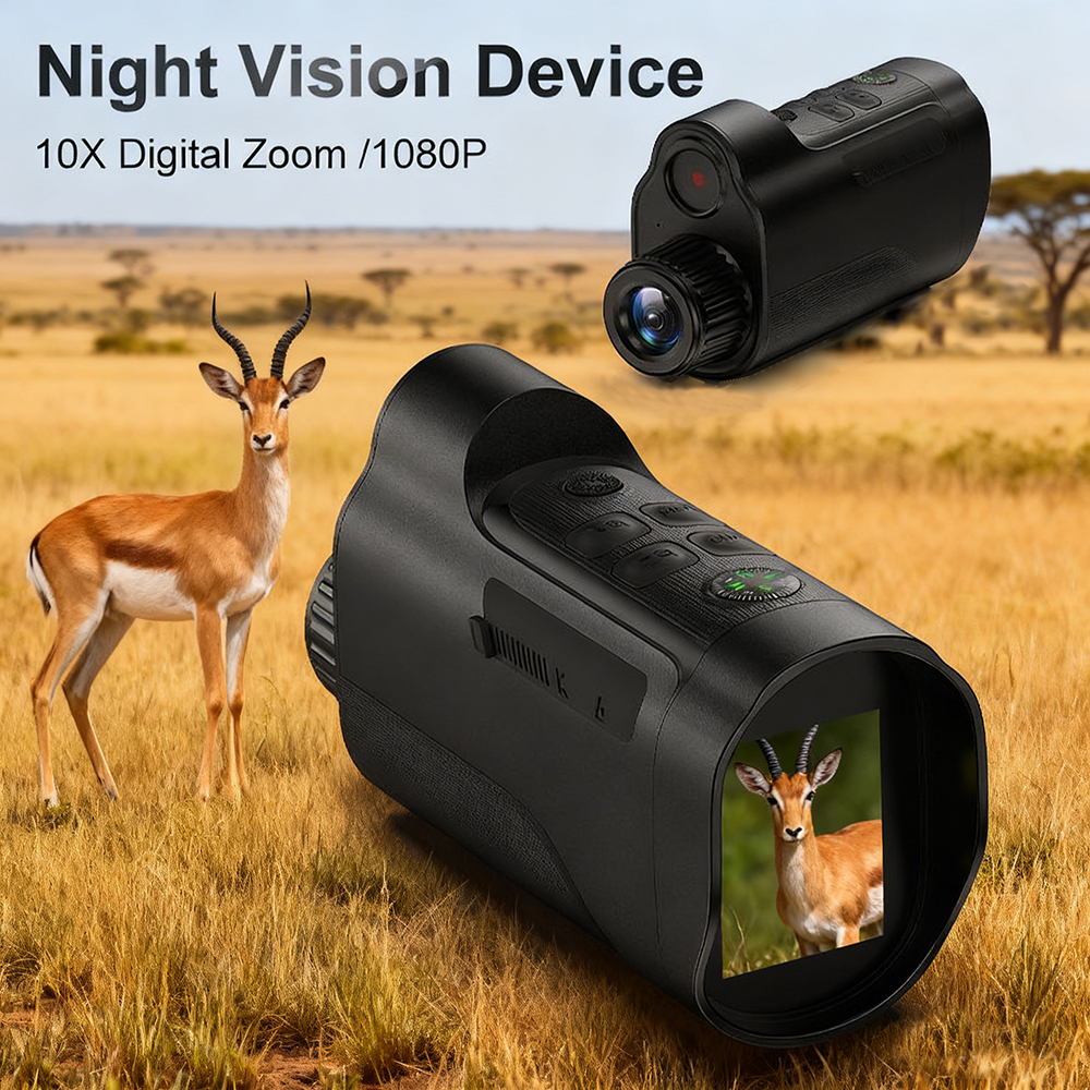 Night Vision Monoculars 1080P  - مراجعة Outdoor Hunting Videos وسعره