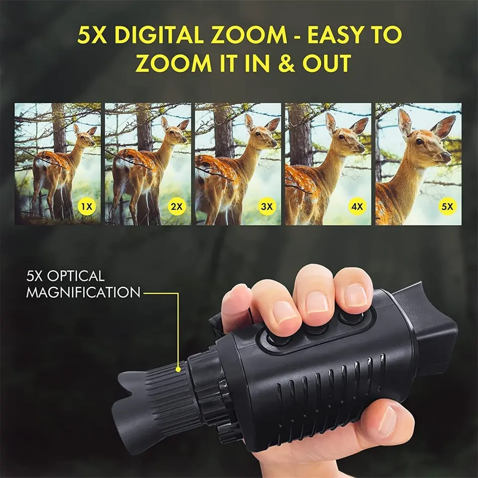 1080P Monoculars Hunting Teles - مراجعة Outdoor Hunting Videos وسعره