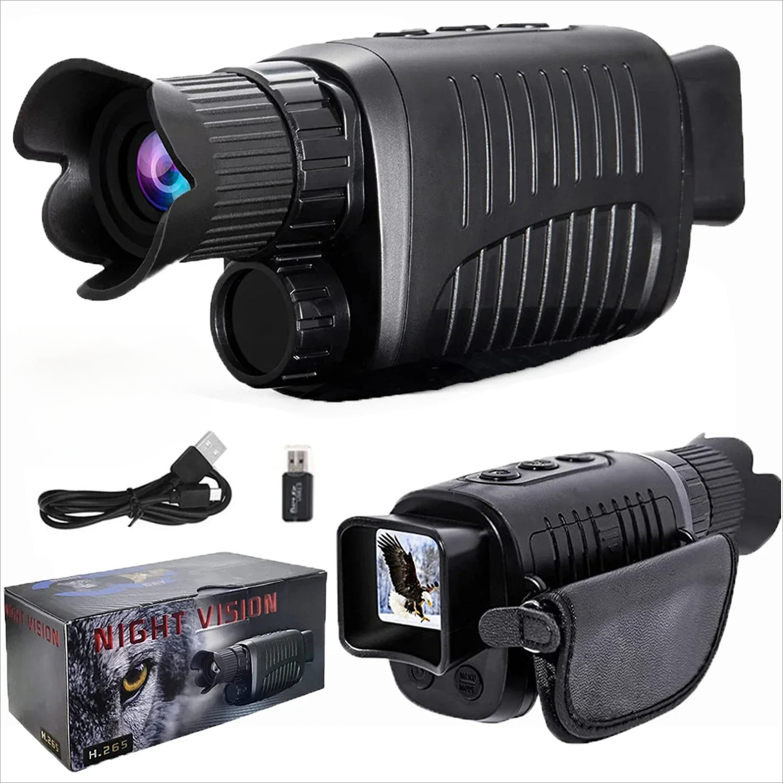 1080P Monoculars Hunting Teles - مراجعة Outdoor Hunting Videos وسعره