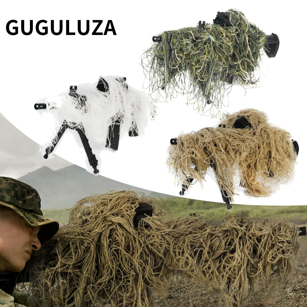 GUGULUZA 3D Rifle Sniper Ghill - مراجعة Outdoor Hunting Rifle وسعره