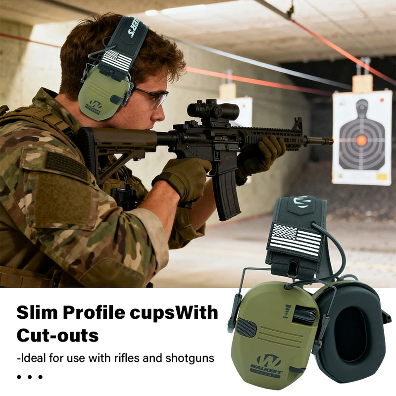W1 Electronic Shooting Earmuff - مراجعة Outdoor Hunting Videos وسعره