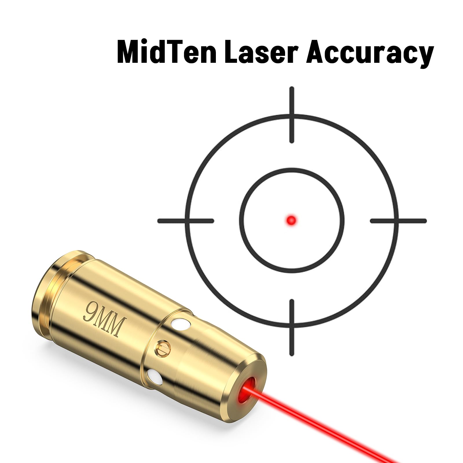 3Pcs Laser Bore Sight 9MM .40  - مراجعة Laser Boresighter Kit وسعره