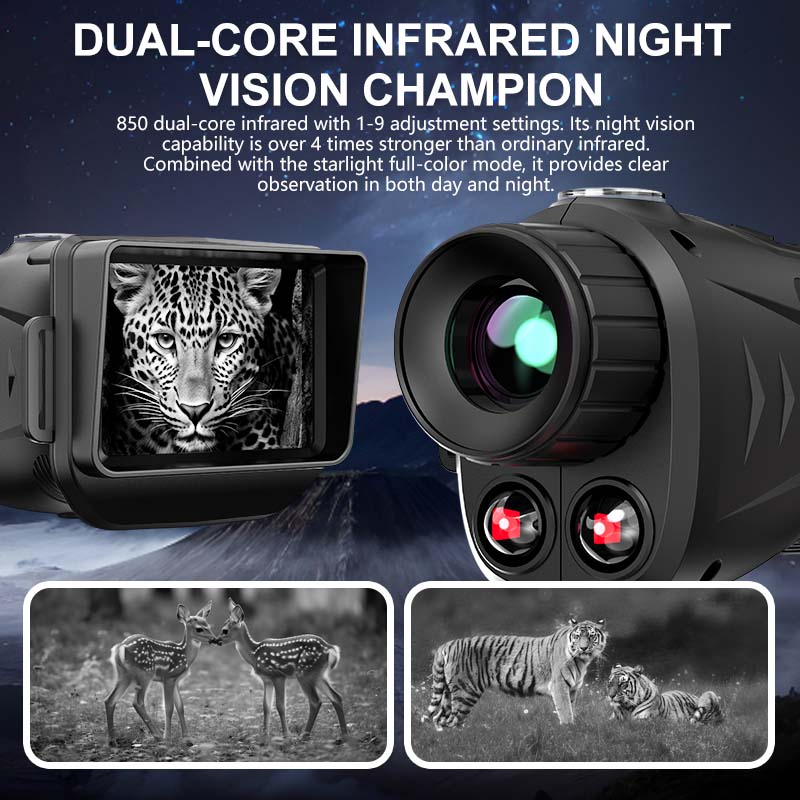 ZIYOUHU NV380 HD Infrared Nigh - مراجعة Outdoor Hunting Videos وسعره