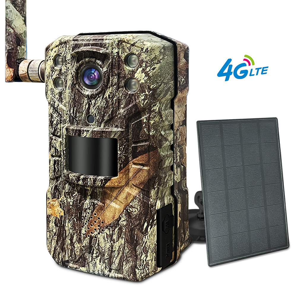 4G LTE Solar Hunting Trail Cam - مراجعة Outdoor Hunting Video Camera وسعره
