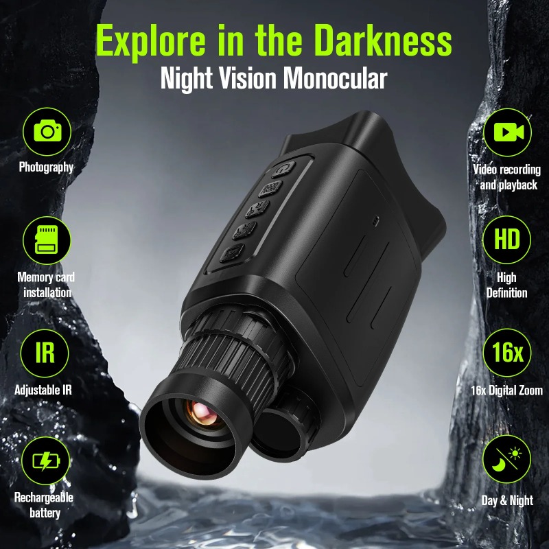 【Professional Grade】TX Monocul - مراجعة Outdoor Hunting Digital Night Vision وسعره