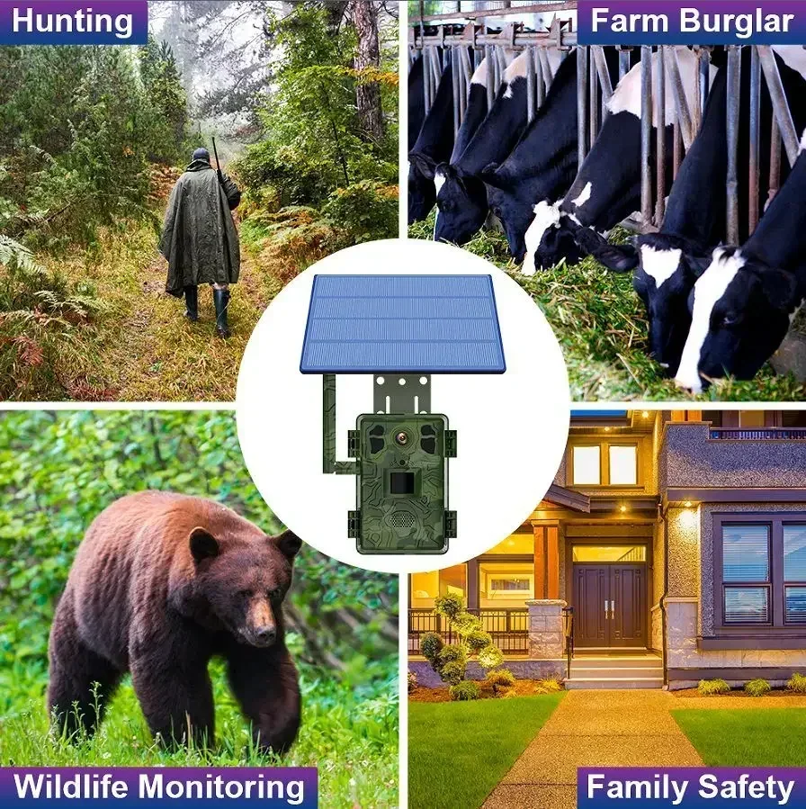 Solar Hunting Camera Mobile Re - مراجعة Outdoor Hunting Video Camera وسعره