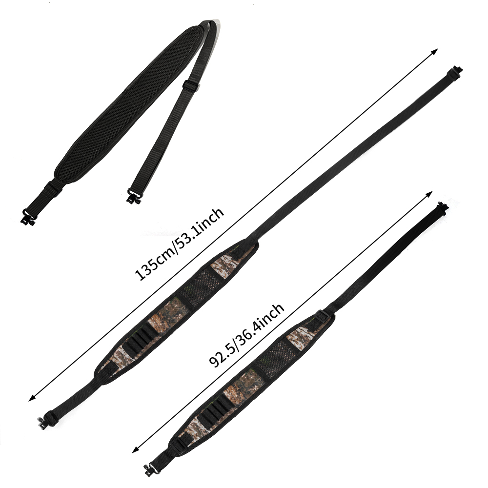 Adjustable Rifle Sling with Sh - مراجعة Outdoor Hunting Rifle وسعره