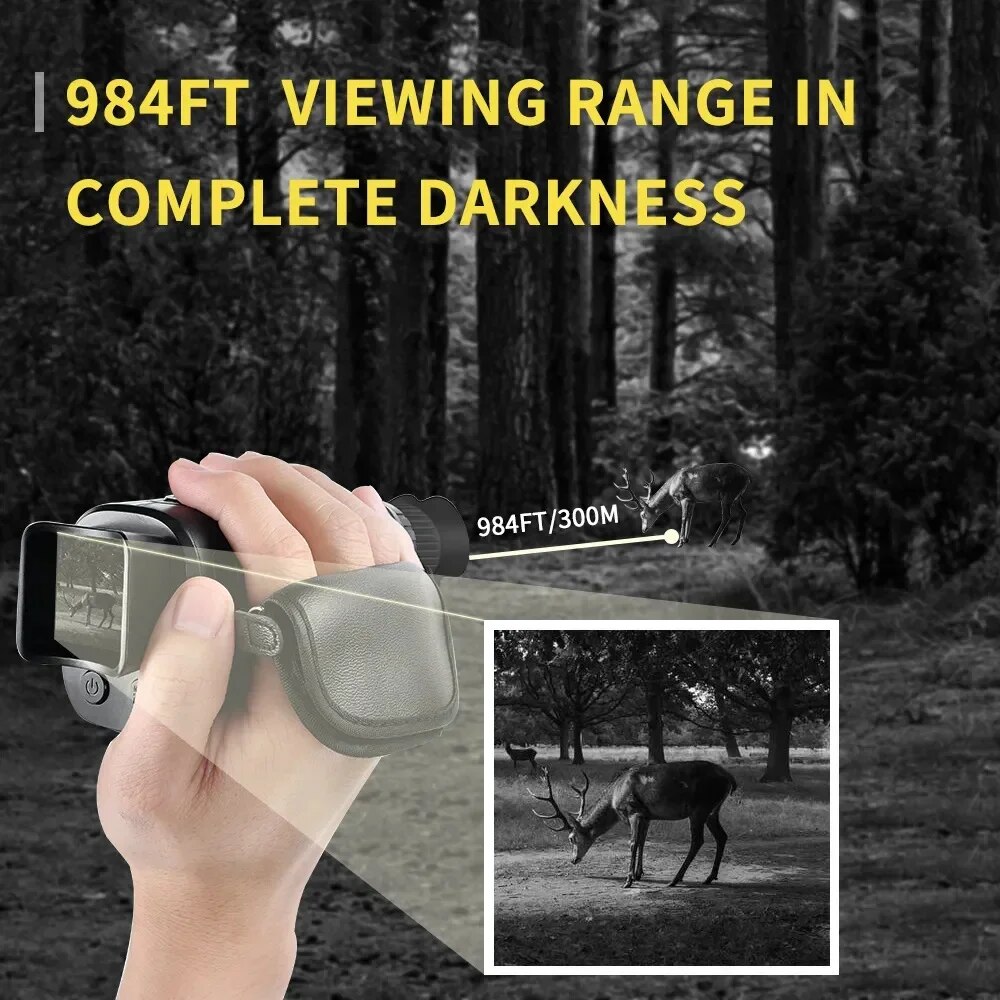 Monocular Night Vision Device  - مراجعة Outdoor Hunting Digital Night Vision وسعره