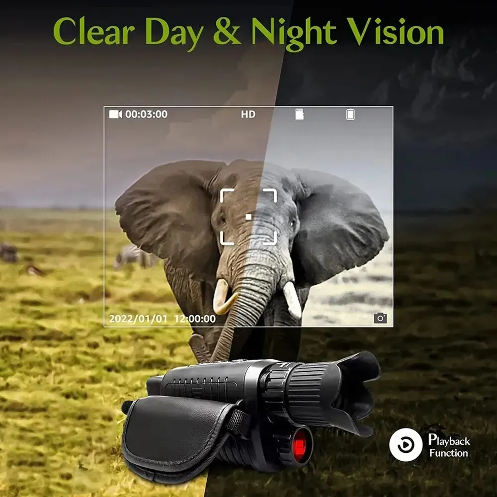 Monocular Night Vision Device  - مراجعة Outdoor Hunting Digital Night Vision وسعره