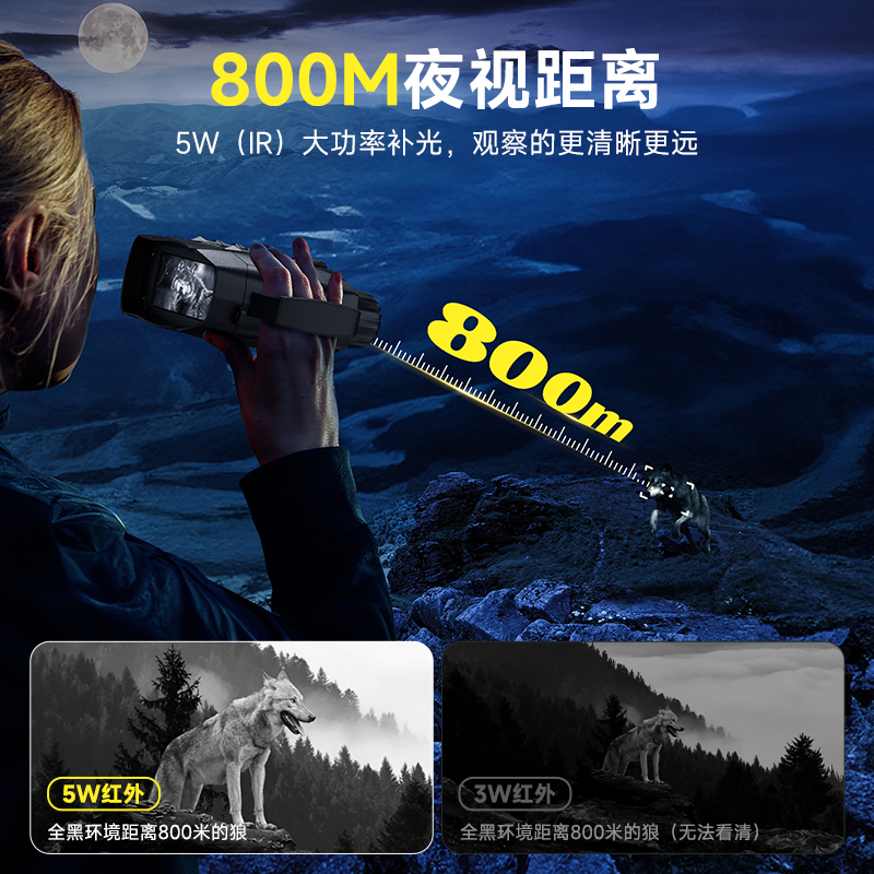 Night Vision Scouting Device 8 - مراجعة Outdoor Hunting Digital Night Vision وسعره