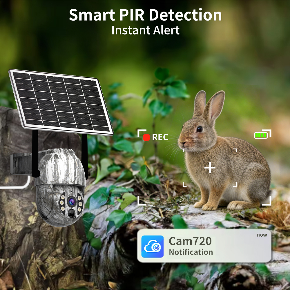 Jooan 2K 4G Solar Camera Outdo - مراجعة Outdoor Hunting Videos وسعره