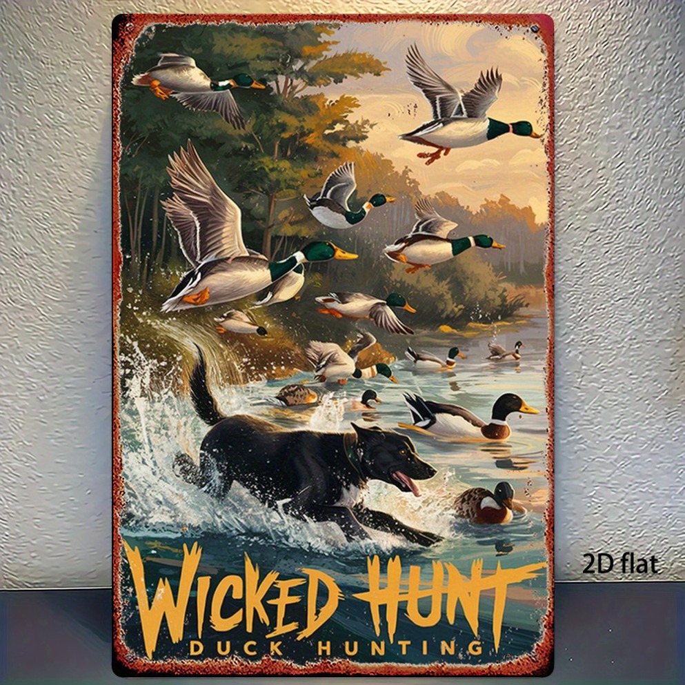 2D Flat Vintage Hunting Duck M - مراجعة Wildman Hunting & Outdoor Price List وسعره