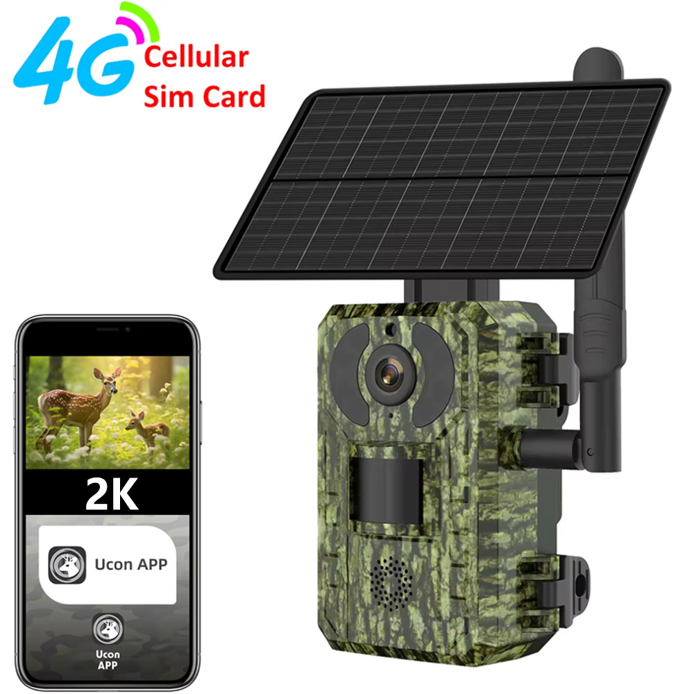 EU 4G Cellular 2K Battery Sola - مراجعة Outdoor Hunting Video Camera وسعره
