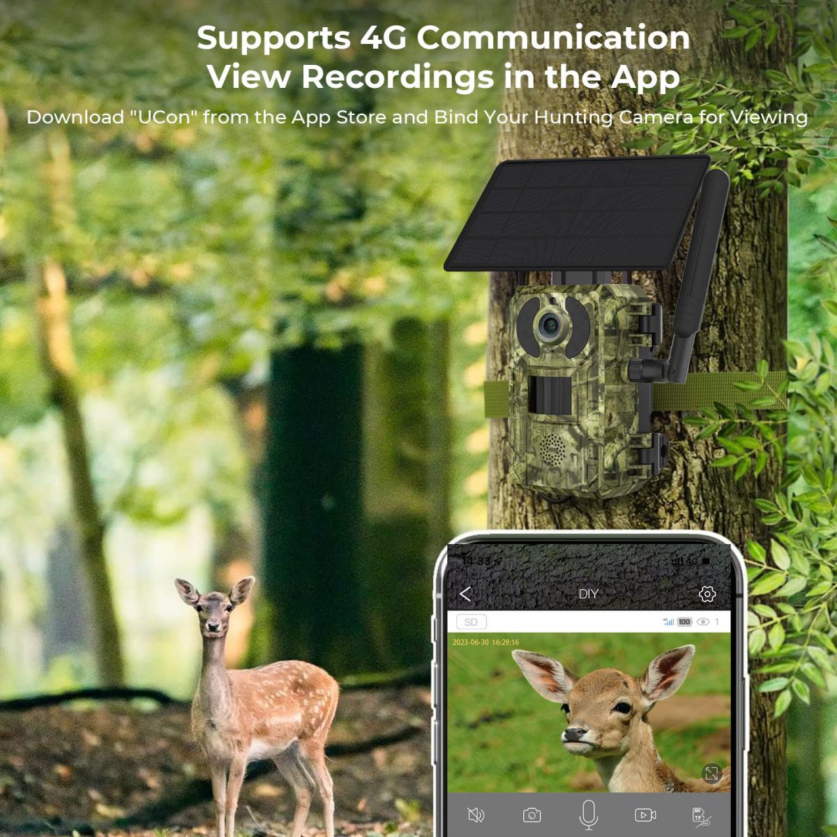EU 4G Cellular 2K Battery Sola - مراجعة Outdoor Hunting Video Camera وسعره