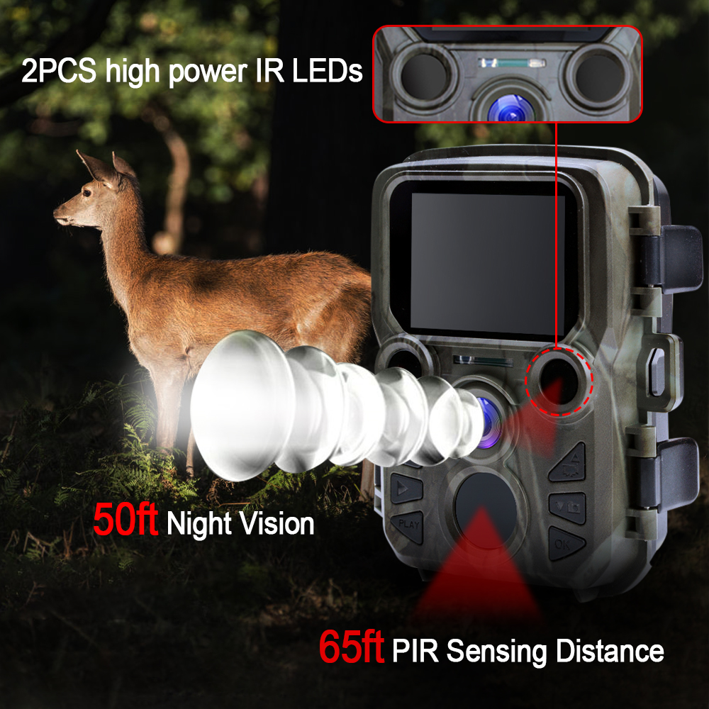 Mini Trail Game Camera Night V - مراجعة Outdoor Hunting Video Camera وسعره
