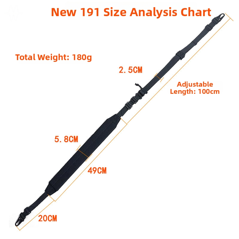 191 Tactical 2-Point Gun Sling - مراجعة Outdoor Hunting Rifle وسعره