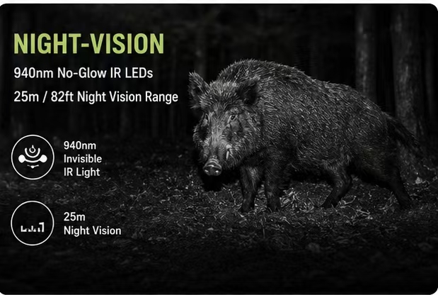 Solar Wildlife 50MP 4K Video T - مراجعة Outdoor Hunting Video Camera وسعره