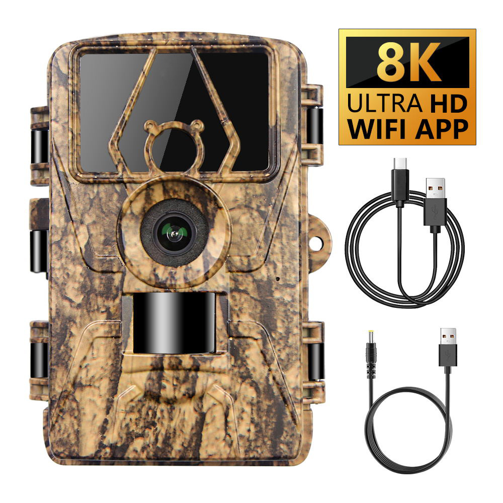 PR801W Ultra Clear 8K Video 60 - مراجعة Outdoor Hunting Video Camera وسعره