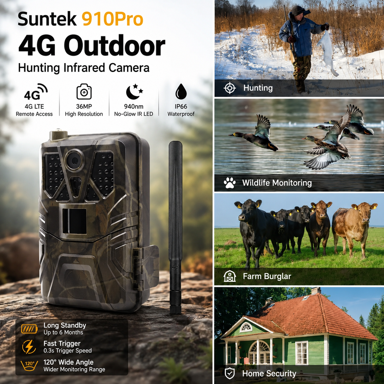 4K 30fps Trail Camera with APP - مراجعة Outdoor Hunting Video Camera وسعره