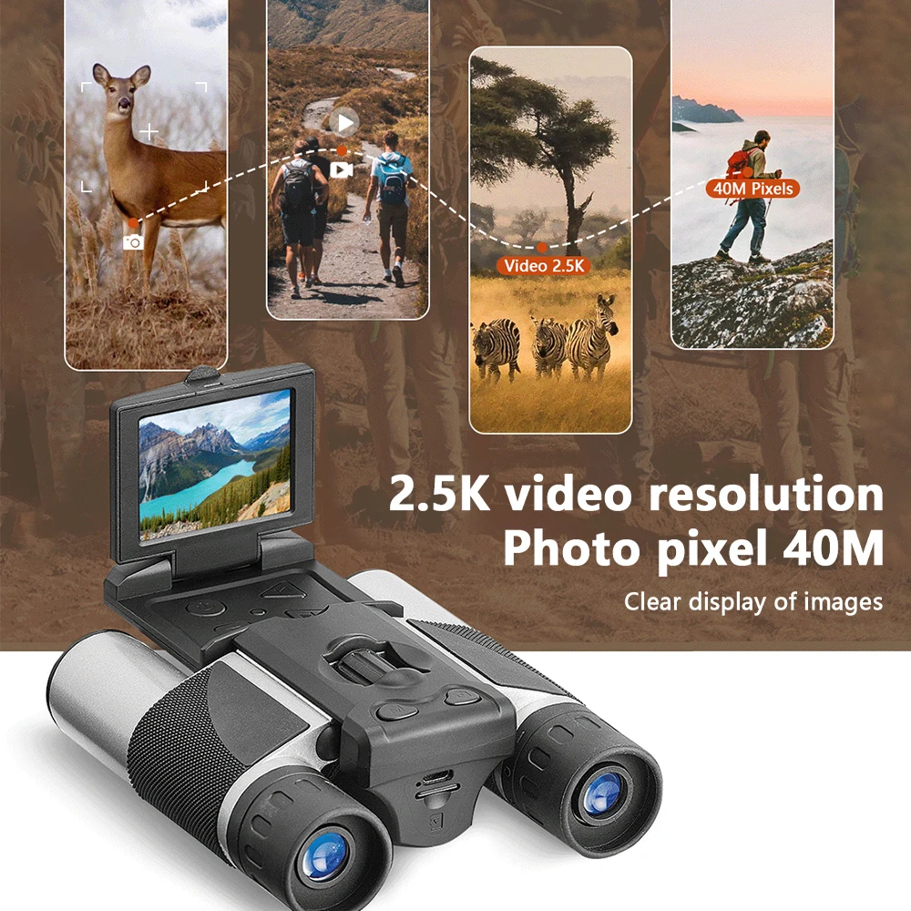 8X Digital Zoom Camera Binocul - مراجعة Outdoor Hunting Video Camera وسعره