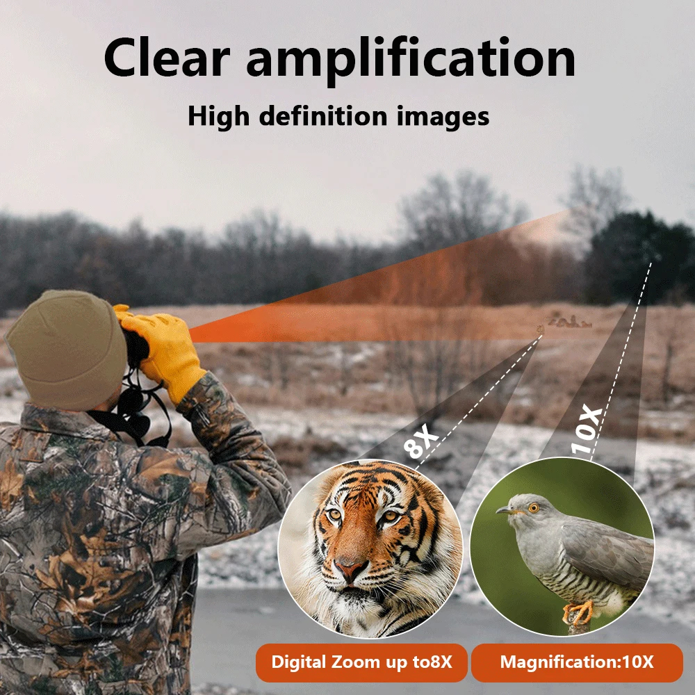 8X Digital Zoom Camera Binocul - مراجعة Outdoor Hunting Video Camera وسعره