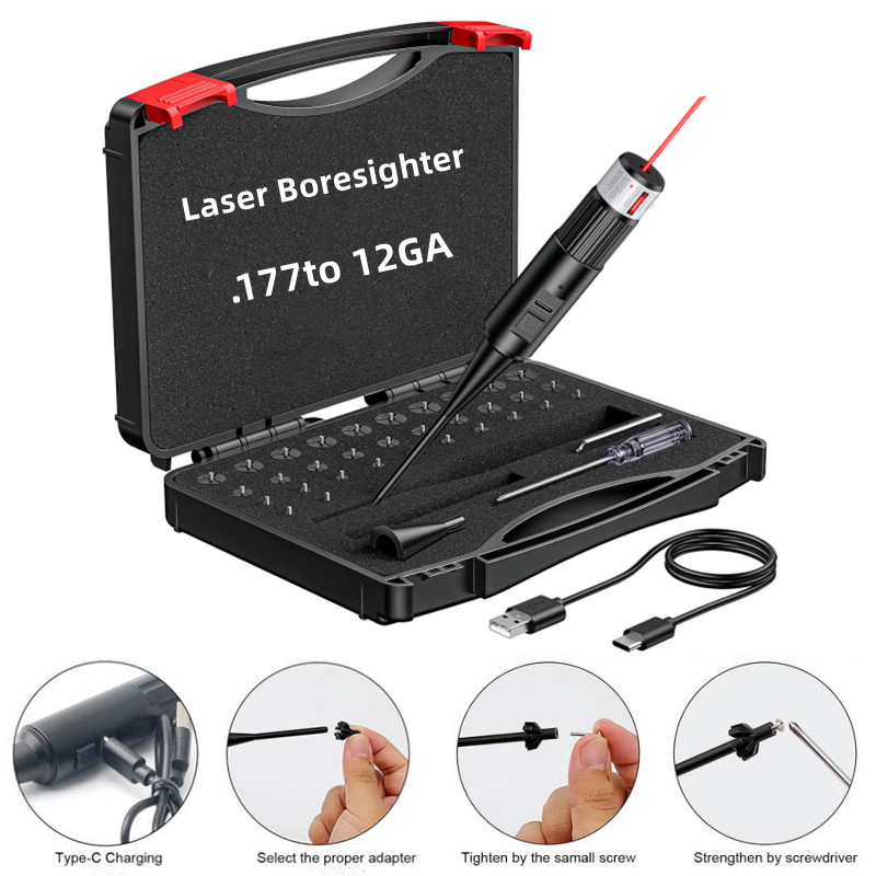 Rechargeable Laser Bore Sight  - مراجعة Laser Boresighter Kit وسعره