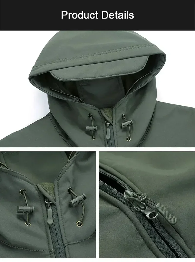5XL 6XL CP Camouflage Soft She - مراجعة Hunting Outdoor Jacket وسعره